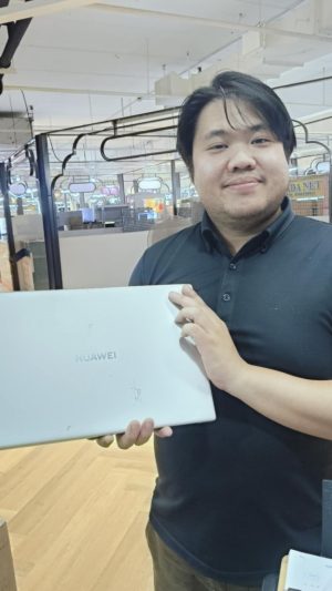 19 ต.ค.67 HUAWEI BoB-WA19Q รูชาร์จ Type-C ที่เครื่องใช้ไม่ได้เสียบที่ชาร์จเทสหลายตัวไม่ติด ต้องการซ่อม - Image 1
