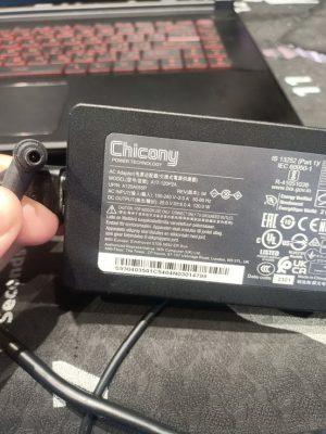 3 ม.ค.68 MSI MS-16R6 Adapter เดิม Chicony 20V/6.0A 120W หัว 4.5x3.0mm เสียต้องการซื้อ Adapter ตัวใหม่ - Image 1
