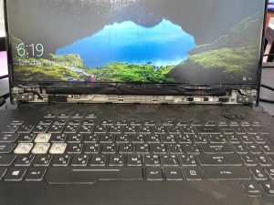 28 ม.ค.68 Asus GL704G จอ LED ขนาด 17.3"/Slim/40Pin/ไม่มีขอบไม่มีหู/144Hz Pass : B173HAN04.0 แตกต้องการเปลี่ยนจอใหม่ - Image 1