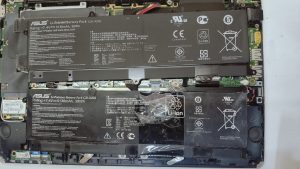 15 ม.ค.68 Asus F202E แบตเตอรี่เดิม Pass : C21-X202 เสื่อมบวม สำรองไฟได้ไม่นานต้องการเปลี่ยนแบตเตอรี่ก้อนใหม่ Grade Original - Image 5