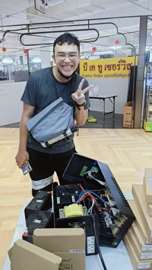 26 ม.ค.68 UPS ETech Model Grand-2000 เครื่องซื้อมานานแล้วแบตเตอรี่เสื่อมไม่ได้ใช้งานนาน ต้องการซื้อแบตเตอรี่ใส่เครื่องให้ทางร้านเปลี่ยนให้ แบตเตอรี่ขนาด 12V/9Ah Model Zircon x 2 ก้อน - Image 1