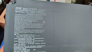 28 ม.ค.68 Acer Spin 5/N17W2 แบตเตอรี่เดิม Pass : AP1505L เสื่อมไม่สำรองไฟได้ไม่ถึง 10 นาที ต้องการเปลี่ยนแบตเตอรี่ใหม่ - Image 5