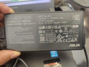 15 ก.พ.68 Adapter Asus ขนาด 20V/6.0A 120W หัว 4.5x3.0mm เสียต้องการซื้อ Adapter ใหม่ Grade Original - Image 2