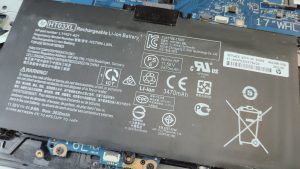 23 ก.พ.68 HP 14-by1053dx แบตเตอรี่เดิม Pass : HT03TX เสื่อมไม่สำรองไฟเปิดเครื่องแจ้งเตือนแบตเตอรี่ พัดลม CPU มีเสียงดัง บอดี้เครื่องขาพับแตกด้วยต้องการซ่อม - Image 9