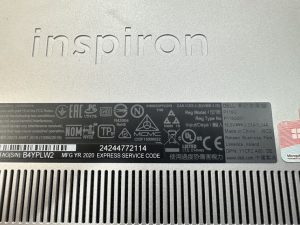 6 มี.ค.68 Dell Inspiron 15-5400/P116G แบตเตอรี่เดิม Pass : 266J9 เสื่อมไม่สำรองไฟ ต้องการเปลี่ยนแบตเตอรี่ Grade Original - Image 2