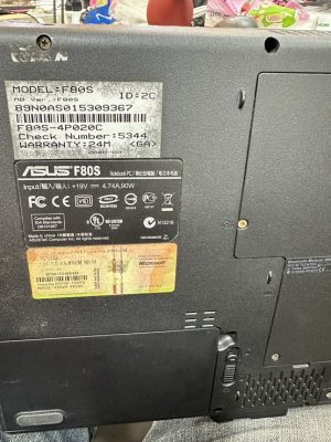 8 มี.ค.68 Asus F80S อาการเปิดเครื่องทำงานแต่จอไม่แสดงภาพ - Image 2