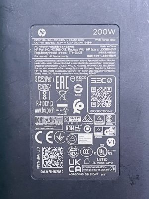 18 เม.ย.68 HP Victus เครื่องโดนน้ำ Adapter ขนาด 19.5V10.3A หัว 4.5x3.0mm เสียต้องการซื้อใหม่ - Image 2