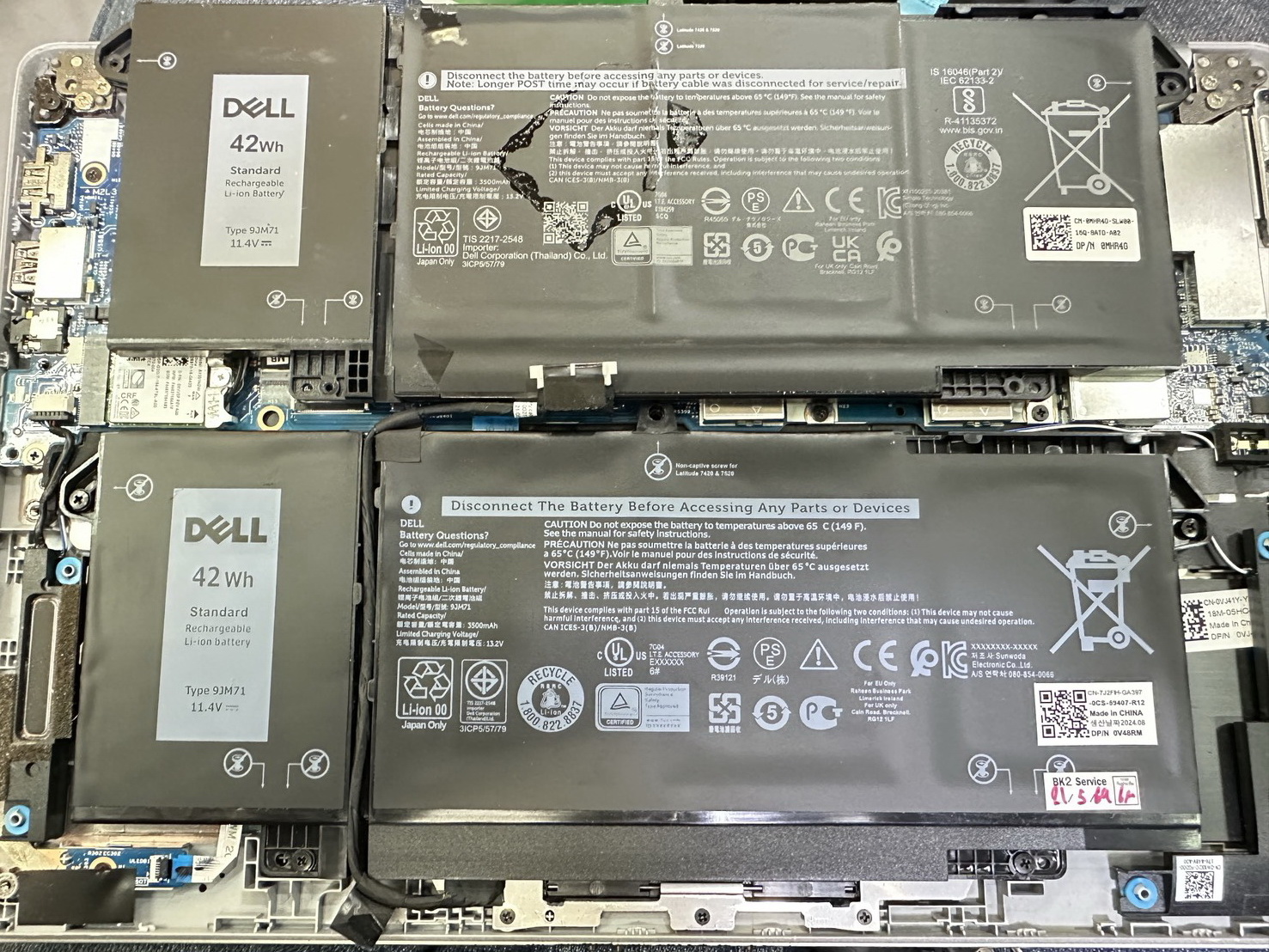 21 พ.ค.69 Dell Latitude 5320 แบตเตอรี่เดิมเสื่อมไม่สำรองไฟ Pass : 9JM71 Grade Original พร้อมเปลี่ยน