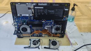 21 เม.ย.69 MSI-Katana GF76-12UD-010TH พัดลม CPU ไม่หมุน ทำให้เครื่องร้อนมากต้องการเปลี่ยนพัดลม CPU พร้อมทำความสะอาด - Image 7