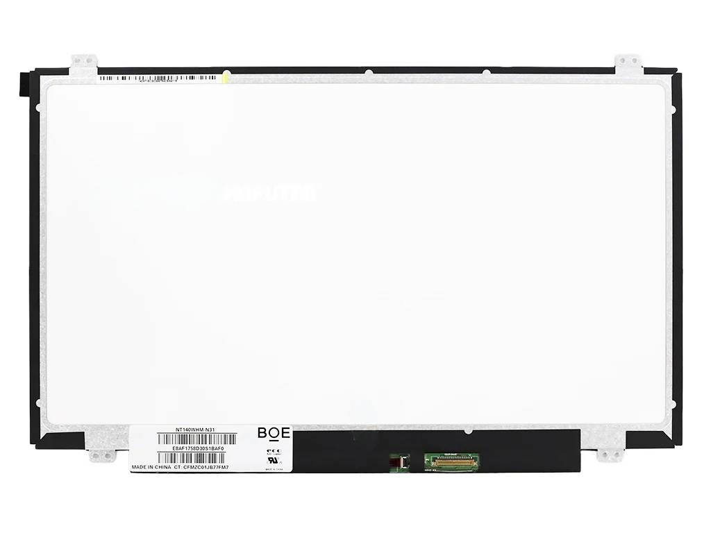 หน้าจอโน๊ตบุ๊ค 14.0 นิ้ว จอ LED 14.0 นิ้ว SLIM 30PIN eDP HD 1366X768 มีหูยึด บน-ล่าง