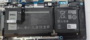 1 ก.ย.69 Dell Vostro 15-3510 แบตเตอรี่เดิมบวม เสื่อมไม่สำรองไฟ Pass : G91J0 ต้องการเปลี่ยนแบตเตอรี่ใหม่ Grade Original - Image 3