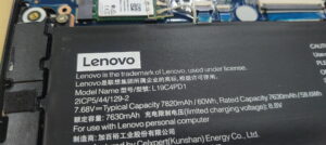 16 ต.ค.69 Lenovo Yoga6 13ARE05 แบตเตอรี่เดิม Pass : L19C4PD1 เสื่อมไม่สำรองไฟใช้มานานแล้ว ลูกค้าต้องการเปลี่ยนแบตเตอรี่ใหม่ Grade Original - Image 4